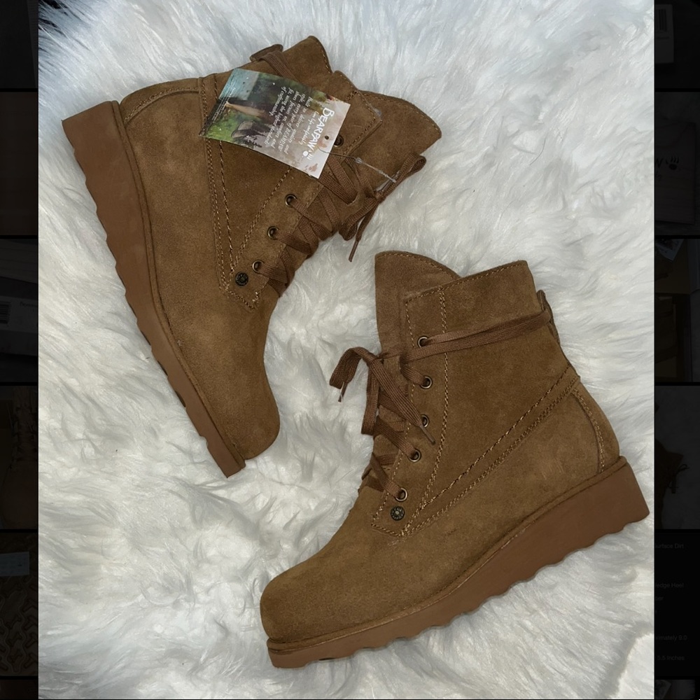 NEW Women’s Bearpaw Krista Boots • Size 9 • Hickory